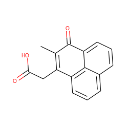 CC1=C(CC(=O)O)c2cccc3cccc(c23)C1=O ZINC000005766573