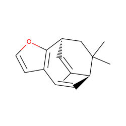 CC1=C[C@@H]2CC(C)(C)[C@H]1C=Cc1ccoc12 ZINC000095601907