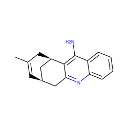 CC1=C[C@@H]2Cc3nc4ccccc4c(N)c3[C@H](C1)C2 ZINC000013471443