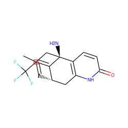 CC1=C[C@H]2Cc3[nH]c(=O)ccc3[C@@](N)(C1)/C2=C/C(F)(F)F ZINC000101260872