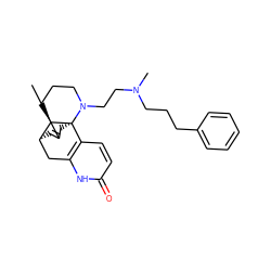 CC1=C[C@H]2Cc3[nH]c(=O)ccc3[C@@]3(C1)[C@@H]2CCCN3CCN(C)CCCc1ccccc1 ZINC000028331688