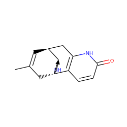 CC1=C[C@H]2Cc3[nH]c(=O)ccc3[C@]3(C1)NCCC[C@H]23 ZINC000003872828