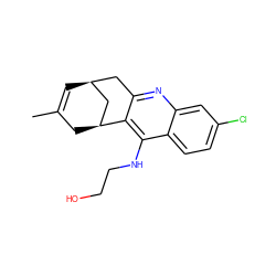 CC1=C[C@H]2Cc3nc4cc(Cl)ccc4c(NCCO)c3[C@@H](C1)C2 ZINC000045320370