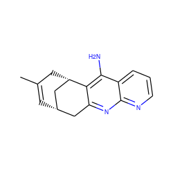 CC1=C[C@H]2Cc3nc4ncccc4c(N)c3[C@@H](C1)C2 ZINC000045300780