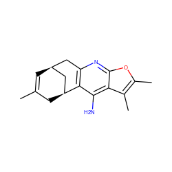 CC1=C[C@H]2Cc3nc4oc(C)c(C)c4c(N)c3[C@@H](C1)C2 ZINC000045285652