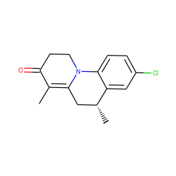 CC1=C2C[C@@H](C)c3cc(Cl)ccc3N2CCC1=O ZINC000013813865