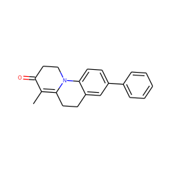 CC1=C2CCc3cc(-c4ccccc4)ccc3N2CCC1=O ZINC000013580686