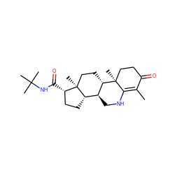 CC1=C2NC[C@H]3[C@@H]4CC[C@H](C(=O)NC(C)(C)C)[C@@]4(C)CC[C@@H]3[C@@]2(C)CCC1=O ZINC000026396765