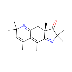 CC1=CC(C)(C)N=C2C[C@]3(C)C(=O)C(C)(C)N=C3C(C)=C12 ZINC000169309545