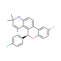 CC1=CC(C)(C)Nc2ccc3c(c21)[C@H](c1ccc(Cl)cc1)Oc1ccc(F)cc1-3 ZINC000013777143