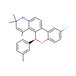 CC1=CC(C)(C)Nc2ccc3c(c21)[C@H](c1cccc(C)c1)Oc1ccc(F)cc1-3 ZINC000013777164