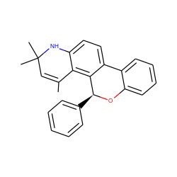 CC1=CC(C)(C)Nc2ccc3c(c21)[C@H](c1ccccc1)Oc1ccccc1-3 ZINC000003831966