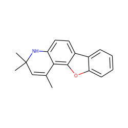 CC1=CC(C)(C)Nc2ccc3c(oc4ccccc43)c21 ZINC000024611272