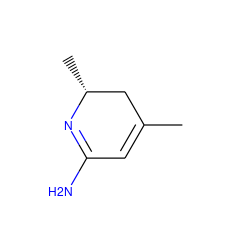 CC1=CC(N)=N[C@H](C)C1 ZINC000013476786