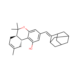 CC1=CC[C@@H]2[C@@H](C1)c1c(O)cc(C=C3C4CC5CC(C4)CC3C5)cc1OC2(C)C ZINC000013647658