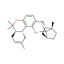 CC1=CC[C@@H]2[C@@H](C1)c1c(ccc(C[C@H]3C[C@@H]4CC[C@]3(C)C4(C)C)c1O)OC2(C)C ZINC000101206648