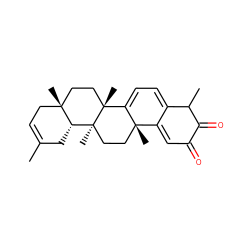 CC1=CC[C@]2(C)CC[C@]3(C)C4=CC=C5C(=CC(=O)C(=O)C5C)[C@]4(C)CC[C@@]3(C)[C@@H]2C1 ZINC000049112554