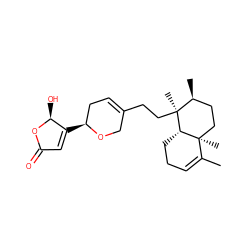 CC1=CCC[C@@H]2[C@@](C)(CCC3=CC[C@H](C4=CC(=O)O[C@H]4O)OC3)[C@@H](C)CC[C@@]12C ZINC000039180780