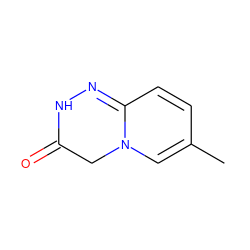 CC1=CN2CC(=O)NN=C2C=C1 ZINC000036240177