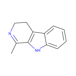 CC1=NCCc2c1[nH]c1ccccc21 ZINC000013130932