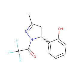 CC1=NN(C(=O)C(F)(F)F)[C@@H](c2ccccc2O)C1 ZINC000653745013