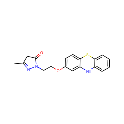 CC1=NN(CCOc2ccc3c(c2)Nc2ccccc2S3)C(=O)C1 ZINC000027656818