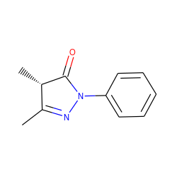 CC1=NN(c2ccccc2)C(=O)[C@H]1C ZINC000000173031