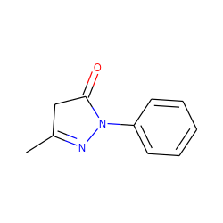 CC1=NN(c2ccccc2)C(=O)C1 ZINC000018203737