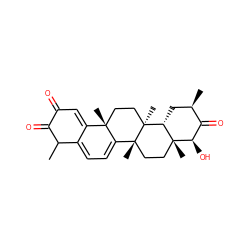 CC1C(=O)C(=O)C=C2C1=CC=C1[C@@]2(C)CC[C@@]2(C)[C@@H]3C[C@@H](C)C(=O)[C@@H](O)[C@]3(C)CC[C@]12C ZINC000005823171