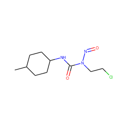 CC1CCC(NC(=O)N(CCCl)N=O)CC1 ZINC000003874951