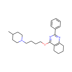 CC1CCN(CCCCOc2nc(-c3ccccc3)nc3c2CCCC3)CC1 ZINC000653725567