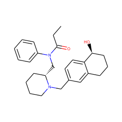 CCC(=O)N(C[C@H]1CCCCN1Cc1ccc2c(c1)CCC[C@@H]2O)c1ccccc1 ZINC000653777869