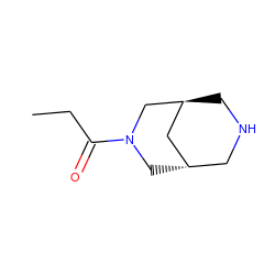 CCC(=O)N1C[C@H]2CNC[C@@H](C2)C1 ZINC000101689006