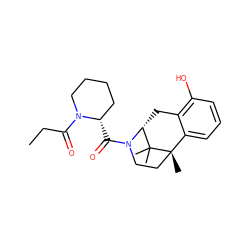 CCC(=O)N1CCCC[C@@H]1C(=O)N1CC[C@@]2(C)c3cccc(O)c3C[C@@H]1C2(C)C ZINC000201096138