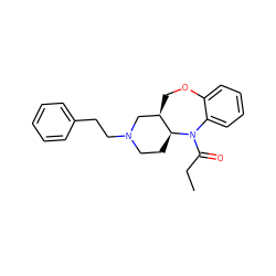 CCC(=O)N1c2ccccc2OC[C@@H]2CN(CCc3ccccc3)CC[C@@H]21 ZINC000034065584