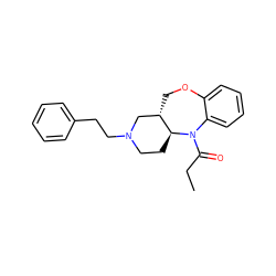 CCC(=O)N1c2ccccc2OC[C@H]2CN(CCc3ccccc3)CC[C@@H]21 ZINC000036190567