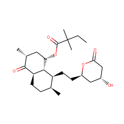 CCC(C)(C)C(=O)O[C@H]1C[C@@H](C)C(=O)[C@@H]2CC[C@H](C)[C@H](CC[C@@H]3C[C@@H](O)CC(=O)O3)[C@@H]12 ZINC000003802538