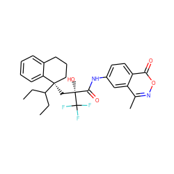 CCC(CC)[C@]1(C[C@@](O)(C(=O)Nc2ccc3c(=O)onc(C)c3c2)C(F)(F)F)CCCc2ccccc21 ZINC000101055239