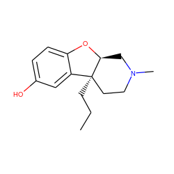 CCC[C@@]12CCN(C)C[C@@H]1Oc1ccc(O)cc12 ZINC000096927510