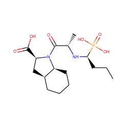 CCC[C@@H](N[C@@H](C)C(=O)N1[C@H](C(=O)O)C[C@@H]2CCCC[C@@H]21)P(=O)(O)O ZINC000096938622