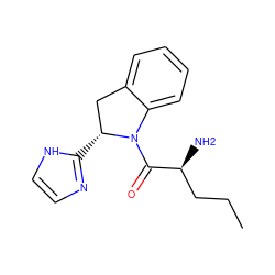 CCC[C@H](N)C(=O)N1c2ccccc2C[C@H]1c1ncc[nH]1 ZINC000013492374