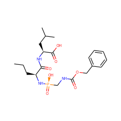 CCC[C@H](N[P@](=O)(O)CNC(=O)OCc1ccccc1)C(=O)N[C@@H](CC(C)C)C(=O)O ZINC000299844770