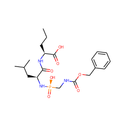 CCC[C@H](NC(=O)[C@H](CC(C)C)N[P@](=O)(O)CNC(=O)OCc1ccccc1)C(=O)O ZINC000098209490