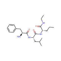 CCC[C@H](NC(=O)[C@H](CC(C)C)NC(=O)[C@@H](N)Cc1ccccc1)C(=O)NCC ZINC000026742884