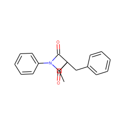 CCC1(Cc2ccccc2)C(=O)N(c2ccccc2)C1=O ZINC000045303254