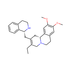 CCC1=C(C[C@H]2NCCc3ccccc32)C[C@@H]2c3cc(OC)c(OC)cc3CCN2C1 ZINC000004972680