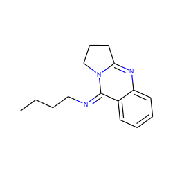 CCCC/N=c1/c2ccccc2nc2n1CCC2 ZINC000101060141