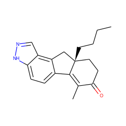 CCCC[C@@]12CCC(=O)C(C)=C1c1ccc3[nH]ncc3c1C2 ZINC000033977122