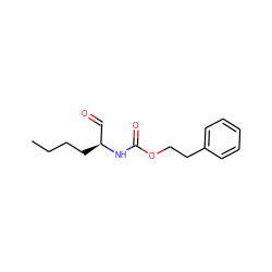 CCCC[C@@H](C=O)NC(=O)OCCc1ccccc1 ZINC000027084411