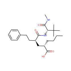 CCCC[C@@H](C[C@@H](CCc1ccccc1)C(=O)N[C@H](C(=O)NC)C(C)(C)C)C(=O)O ZINC000013761386